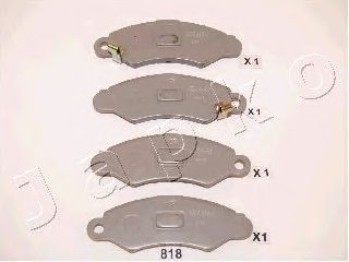 Brake Pad Set, disc brake 50818