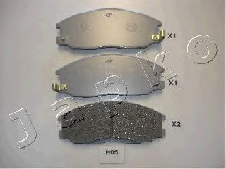 Комплект тормозных колодок, дисковый тормоз 50H05