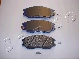Комплект тормозных колодок, дисковый тормоз 50S01