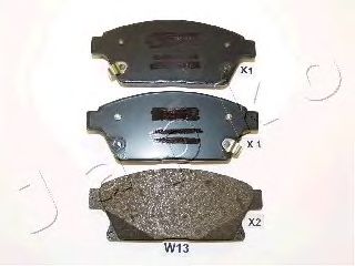 Brake Pad Set, disc brake 50W13