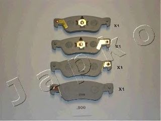 Brake Pad Set, disc brake 51900