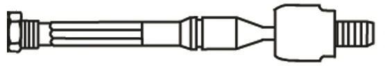 Articulação axial, barra de acoplamento 1801