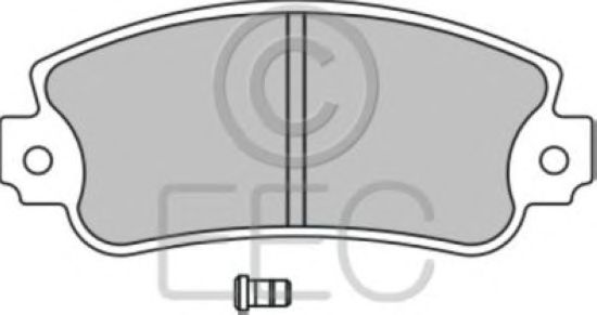Комплект тормозных колодок, дисковый тормоз BRP0417