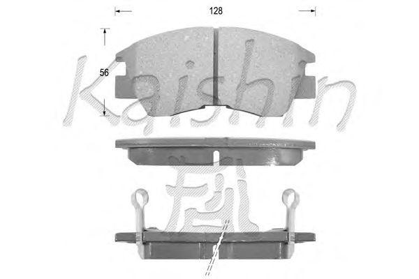 Brake Pad Set, disc brake D6018