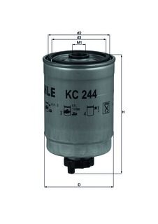 Filtro combustible KC 244