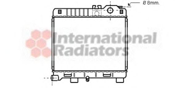 Radiator, engine cooling 06002033