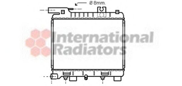 Radiator, engine cooling 06002056