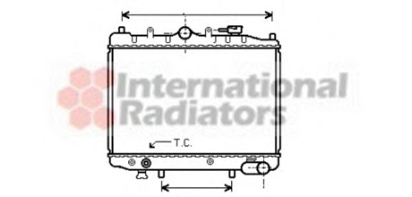 Radiator, engine cooling 27002083