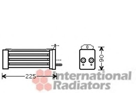 масляный радиатор, двигательное масло 58003276