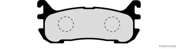Комплект тормозных колодок, дисковый тормоз J3613012