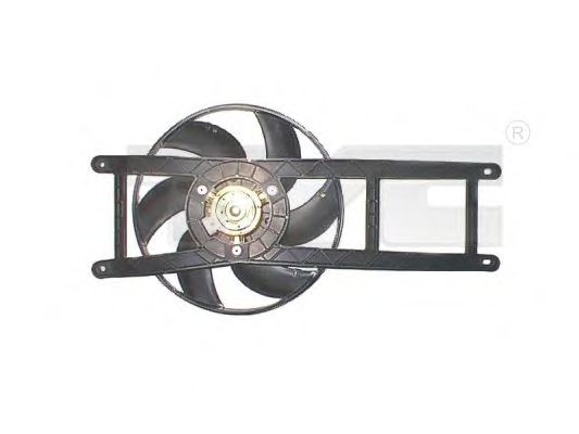 Fan, radiator 809-1017