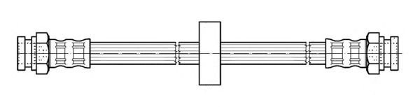 Tubo flexível de travão FHY2528