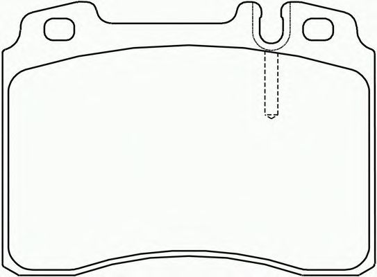 Комплект тормозных колодок, дисковый тормоз P 50 010