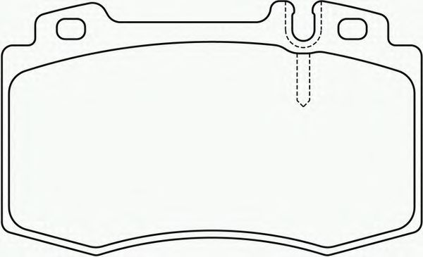 Kit de plaquettes de frein, frein à disque P 50 041