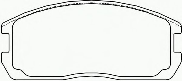 Комплект тормозных колодок, дисковый тормоз P 54 009