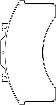 Комплект тормозных колодок, дисковый тормоз P A6 015
