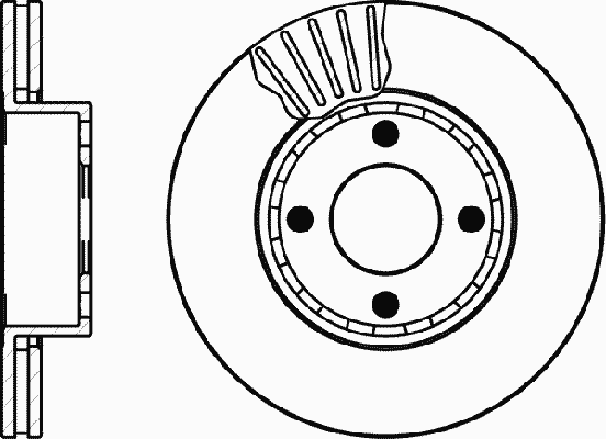 Тормозной диск MDC775