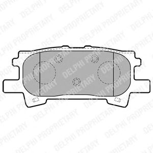 Brake Pad Set, disc brake LP1820