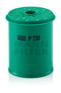 Filtro combustible P 738 x