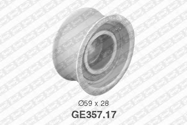 Deflection/Guide Pulley, timing belt GE357.17