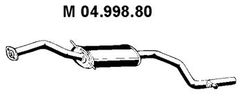 Средний глушитель выхлопных газов 04.998.80
