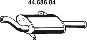 Глушитель выхлопных газов конечный 44.686.84