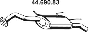 Глушитель выхлопных газов конечный 44.690.83