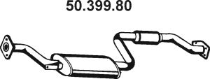 Средний глушитель выхлопных газов 50.399.80