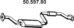 Средний глушитель выхлопных газов 50.597.80