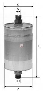Fuel filter S 1572 B