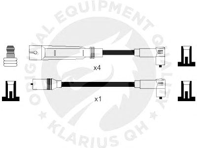 Комплект проводов зажигания XC1509