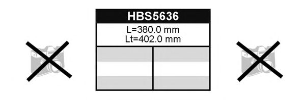 Тормозной шланг BFH5636