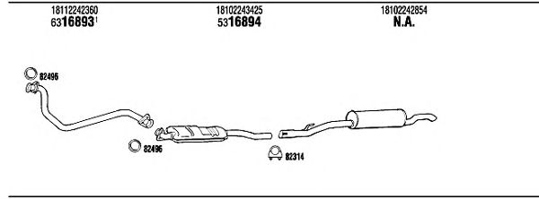 Exhaust System BW52402