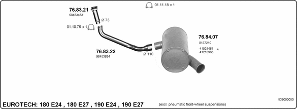 Exhaust System 539000050