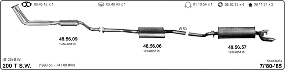 Exhaust System 553000084