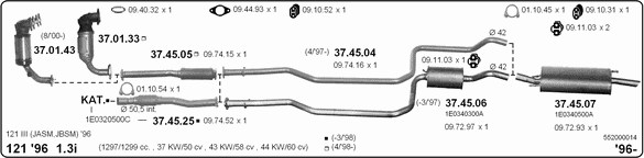 Exhaust System 552000014