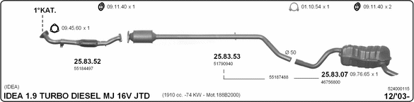 Exhaust System 524000115