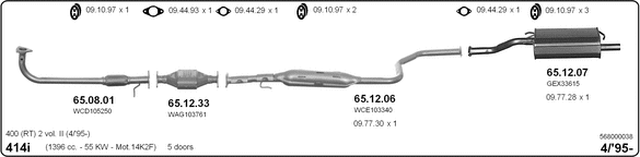 Exhaust System 568000038