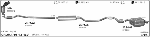 Exhaust System 524000058