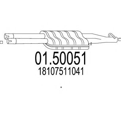 Middle Silencer 01.50051
