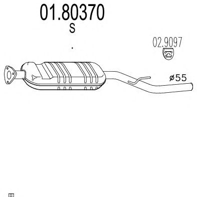 Middle Silencer 01.80370