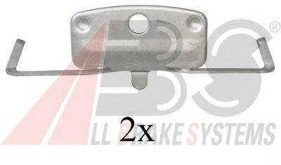 Accessory Kit, disc brake pads 1644Q