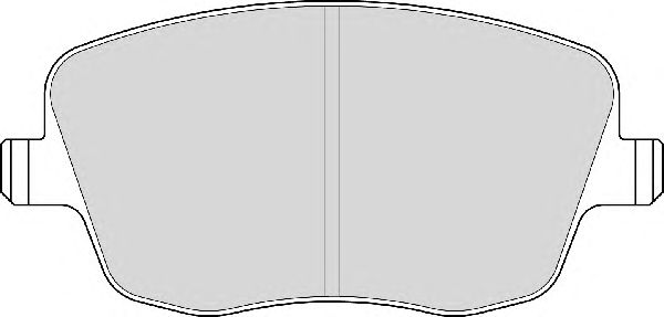 Комплект тормозных колодок, дисковый тормоз FD6963A