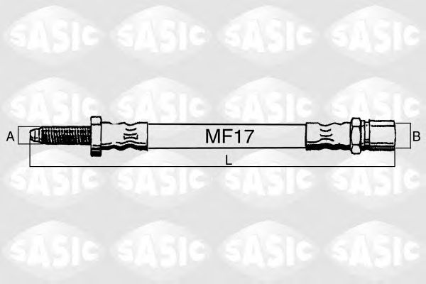 Tubo flexible de frenos SBH6322