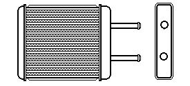 Permutador de calor, aquecimento do habitáculo 265M03