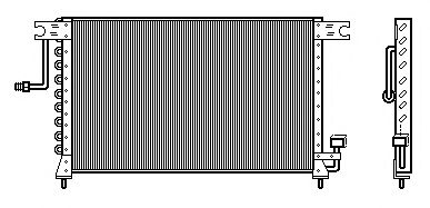 Condenseur, climatisation 754M03