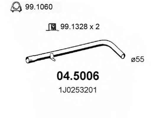 Exhaust Pipe 04.5006