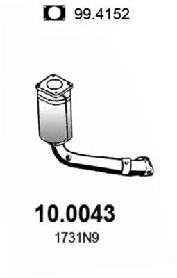 Catalytic Converter 10.0043