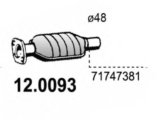 Catalytic Converter 12.0093