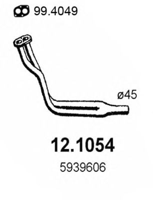 Exhaust Pipe 12.1054